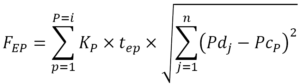 aplica esta formula para calcular los excesos de potencia mayor de 50 kW