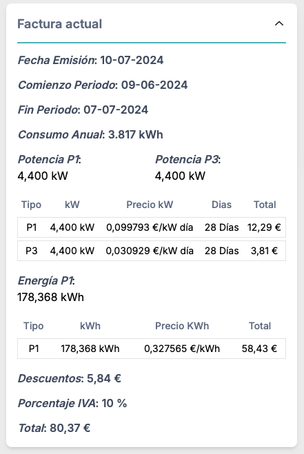 como leer factura de la luz el software energetico facturator lee la factura de endesa en pdf